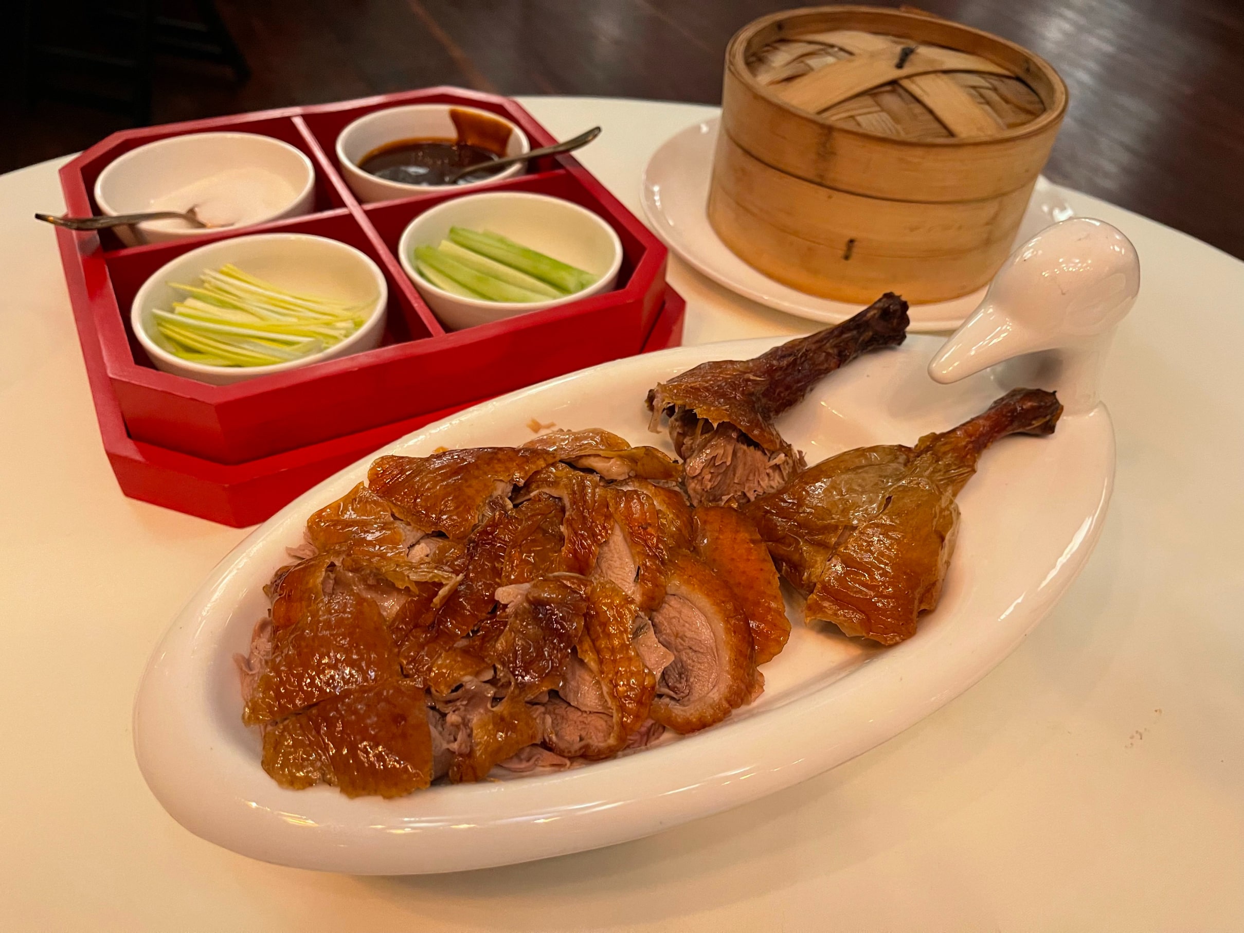 Pato laqueado imperial Beijin en China Crown