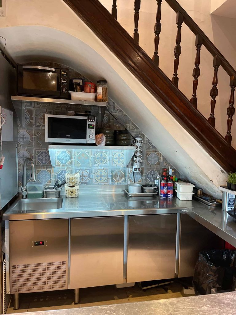 cocina restaurante l'antiquari barcelona