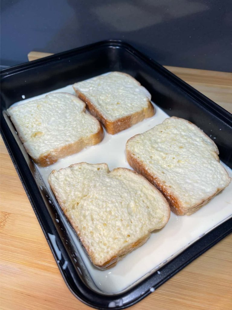 Brioche empapado para hacer torrijas