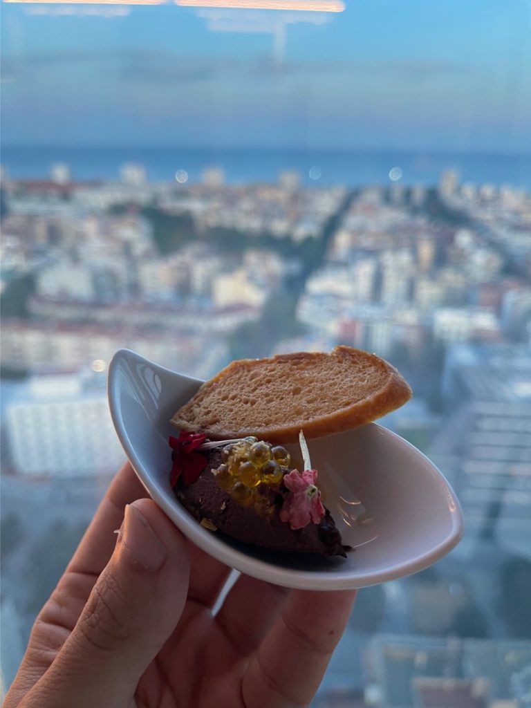 Cena con vistas en Barcelona
