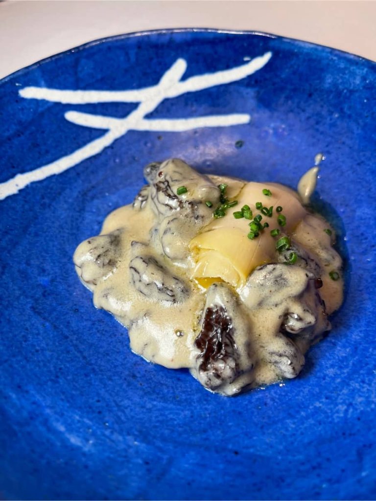 Murgolas Con Foie en el restaulante del Hotel Pessets - Sort