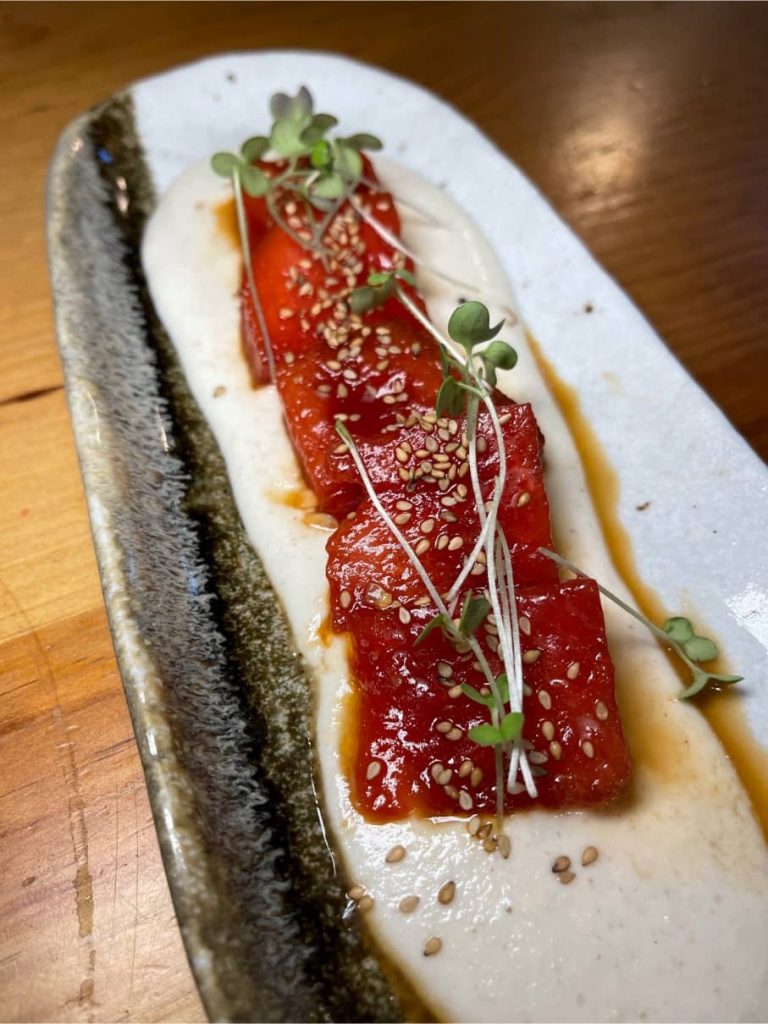 Tataki de Sandia - Restaurant All Negre